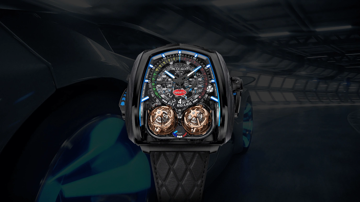 Jacob & Co.,Twin Turbo Furious ,Forged Carbon,Titanium,Carbon,Handwound,50hours,In-house Caliber,TT200,TT200.21.AB.AB.A