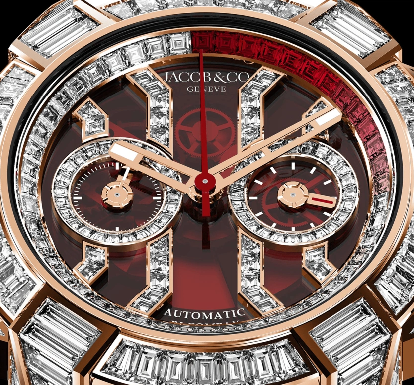 Jacob & Co.,EPIC ,Rose Gold,Gold,Sapphire,EC422,EC422.40.BW.RD.A