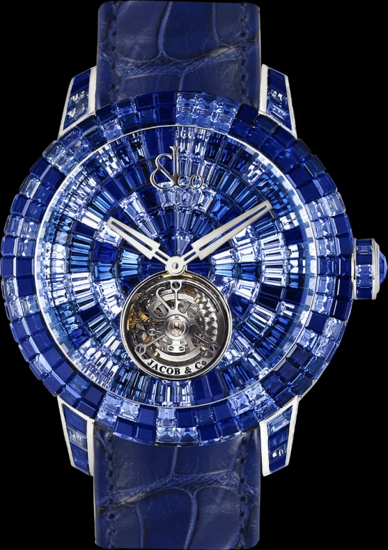 Jacob & Co.,Caviar Tourbillon 47mm,47mm,Gold,White Gold,Handwound,100hours,In-house Caliber,CV201,CV201.30.CB.CB.A