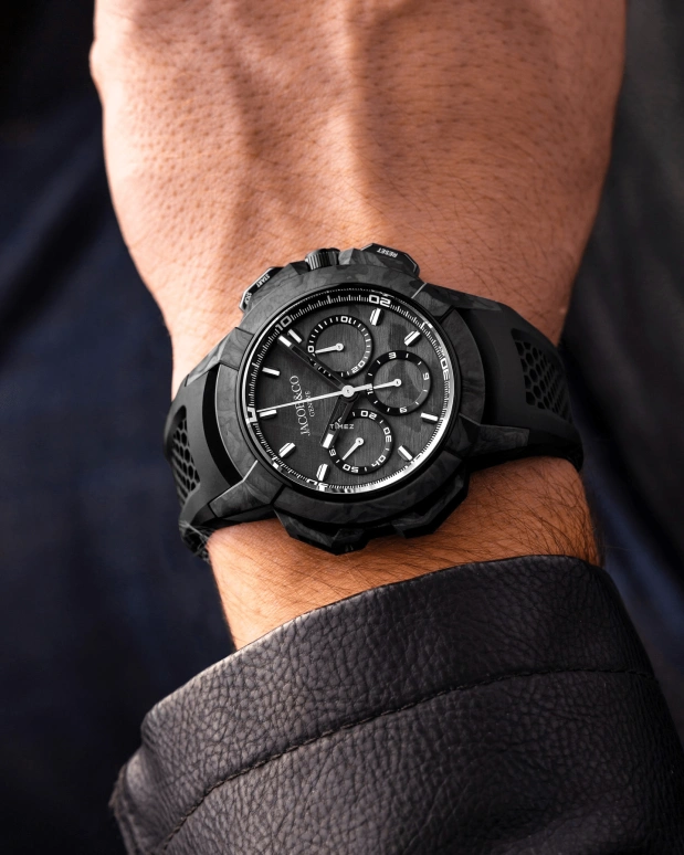 Jacob & Co.,EPIC 44mm,44mm,Forged Carbon,Titanium,Grey,Black,Automatic,Chronograph,Sapphire,Crystal Glass,EC440,EC440.29.AA.AA.A