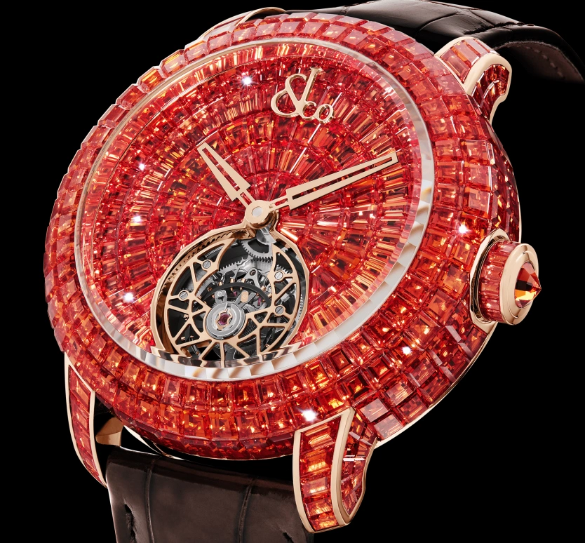 Jacob & Co.,Caviar Tourbillon 130mm,130mm,Handwound,In-house Caliber,Sapphire,CV210,CV210.40.BO.BO.ABALA