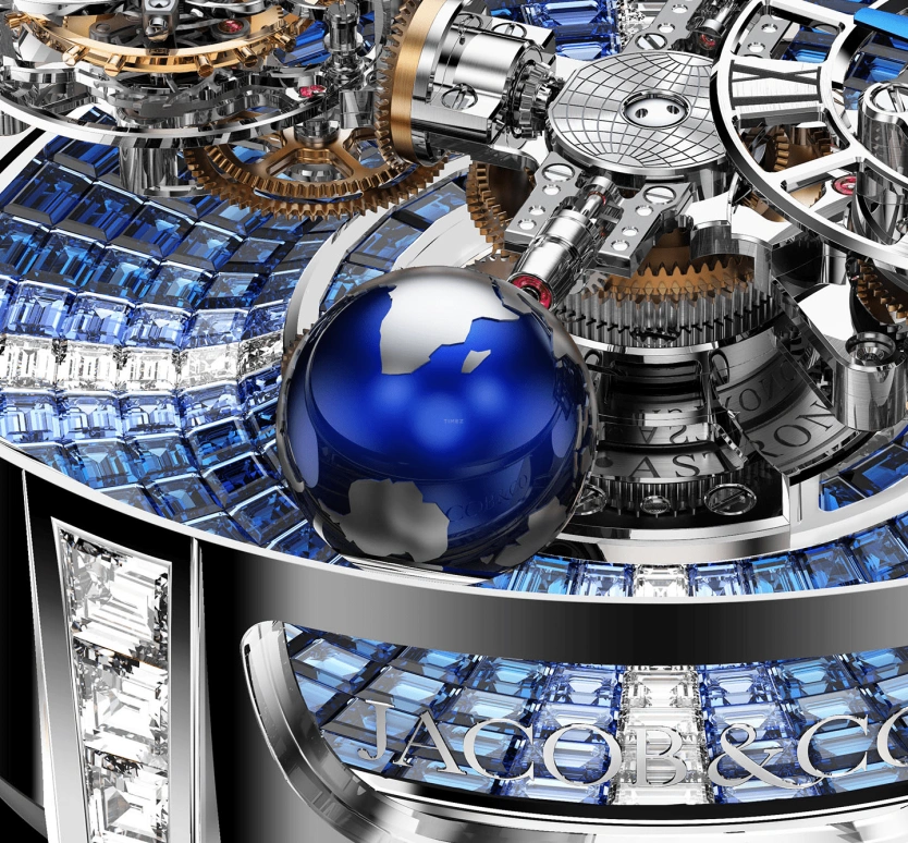 Jacob & Co.,Astronomia ,Gold,White Gold,Handwound,60hours,In-house Caliber,AT800,AT800.30.BD.UA.B