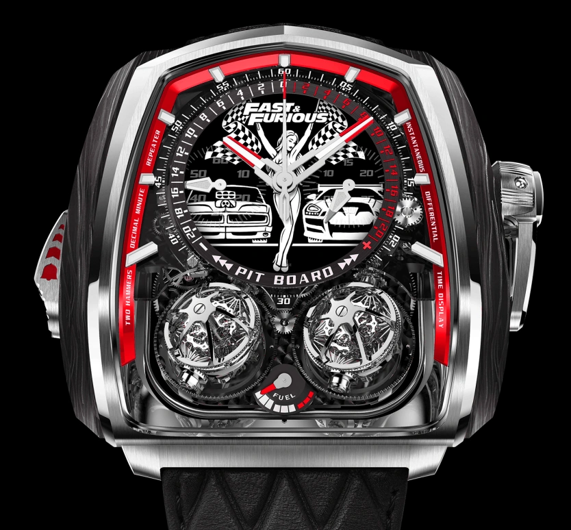 Jacob & Co.,Twin Turbo Furious ,Titanium,Carbon,Sapphire,TT200,TT200.21.AC.AC.ABVEA