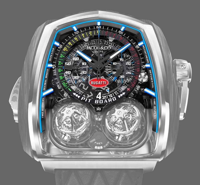 Jacob & Co.,Twin Turbo Furious ,Forged Carbon,Rose Gold,Carbon,Gold,Handwound,50hours,In-house Caliber,TT200,TT200.40.AB.AB.A