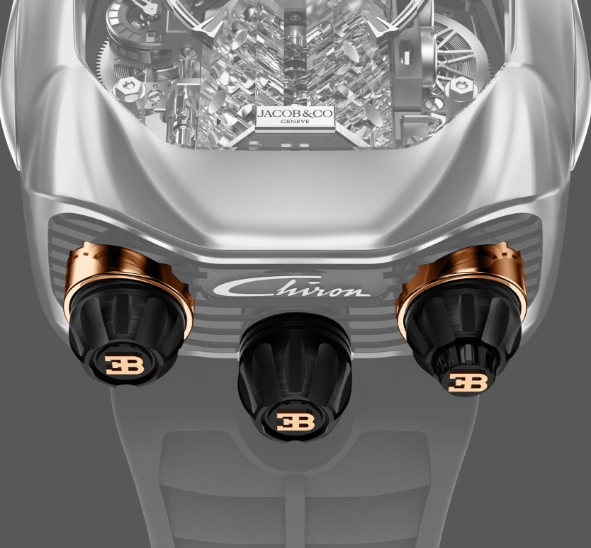 Jacob & Co.,Bugatti Chiron ,Rose Gold,Gold,Handwound,60hours,In-house Caliber,BU200,BU200.40.AA.AA.BBRUA