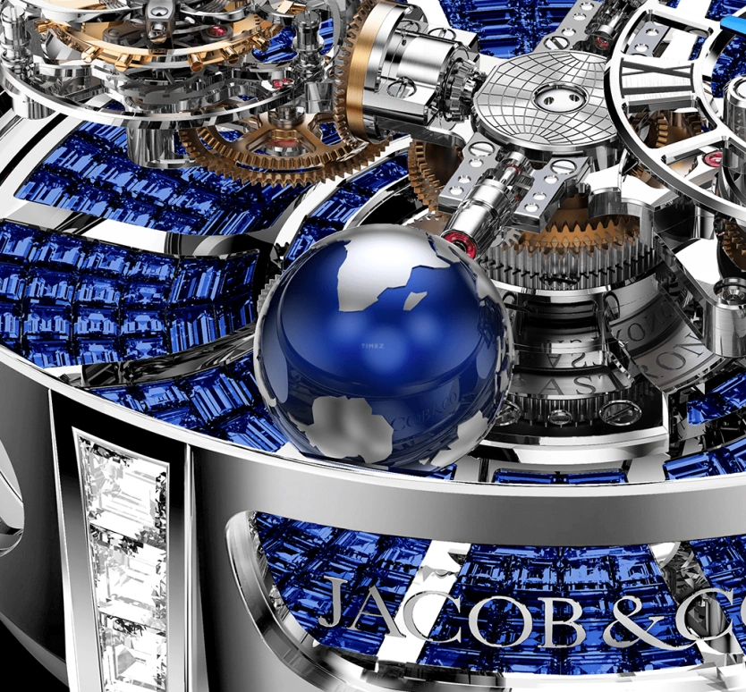 Jacob & Co.,Astronomia 50mm,50mm,Gold,White Gold,Handwound,60hours,In-house Caliber,AT800,AT800.30.BD.BB.A