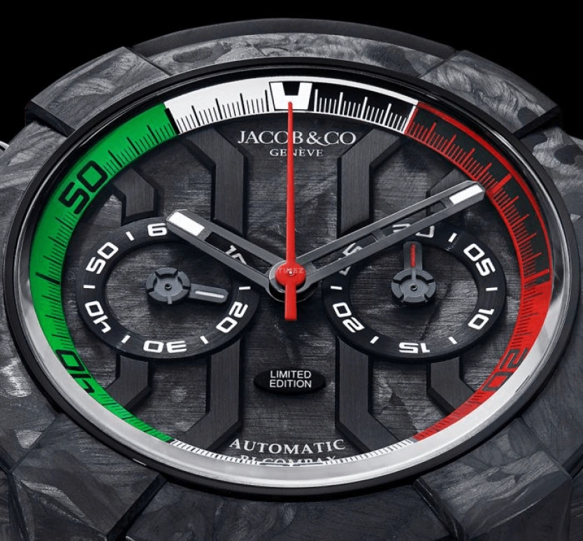 Jacob & Co.,EPIC ,Forged Carbon,Titanium,Carbon,48hours,In-house Caliber,Sapphire,EC333,EC333.29.AB.AB.A