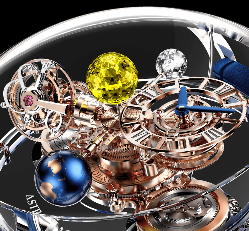 Jacob & Co.,Astronomia ,Sapphire,Handwound,60hours,In-house Caliber,AT125,AT125.80.AA.SD.A