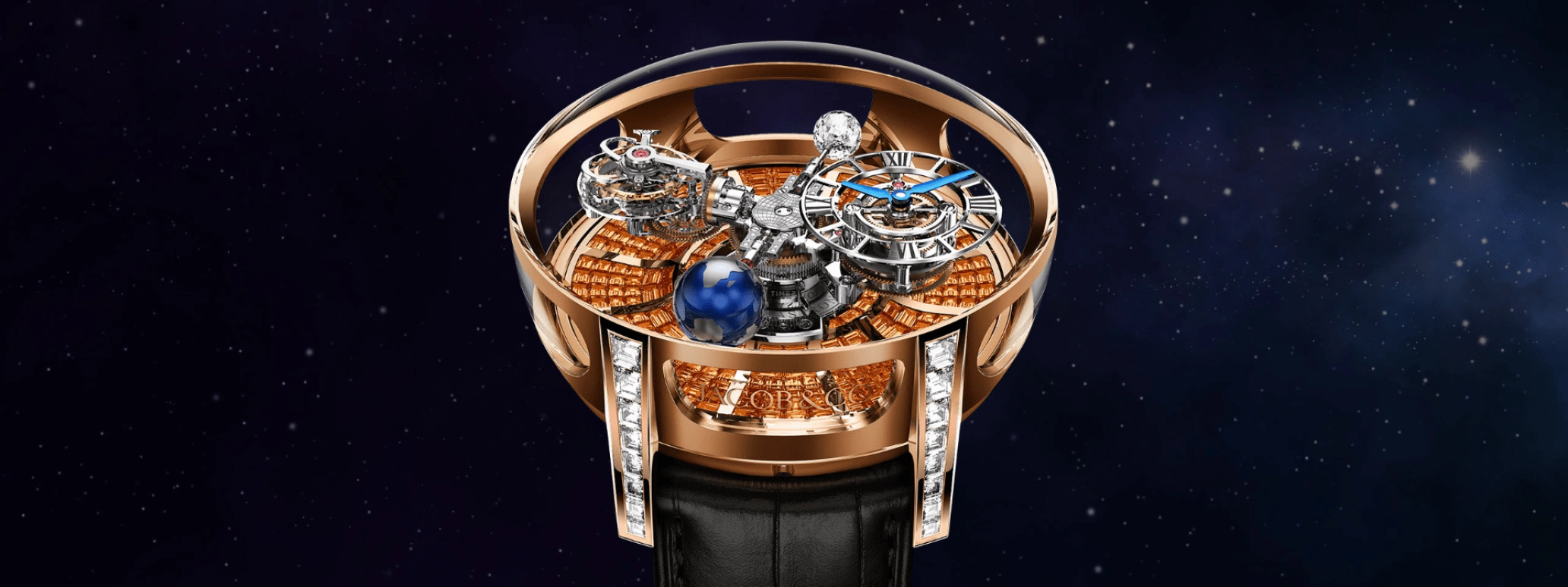 Jacob & Co.,Astronomia ,Handwound,60hours,In-house Caliber,AT800,AT800.40.BO.UA.B