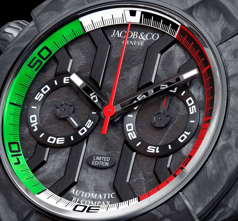 Jacob & Co.,EPIC ,Forged Carbon,Titanium,Carbon,48hours,In-house Caliber,Sapphire,EC333,EC333.29.AB.AB.A