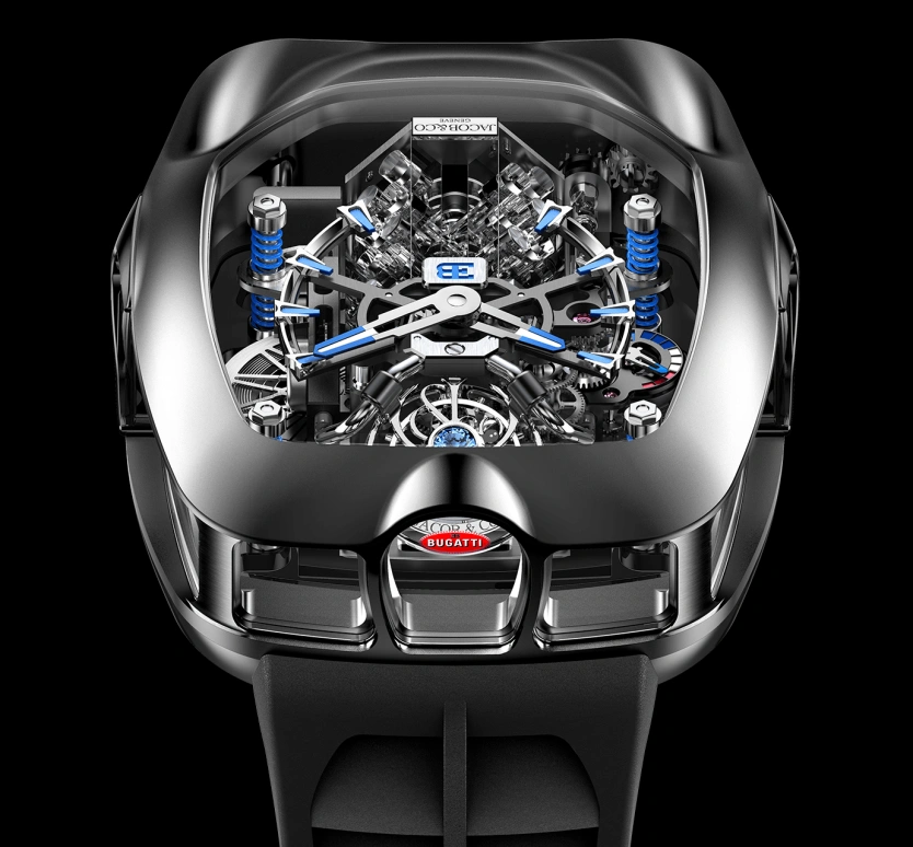 Jacob & Co.,Bugatti Chiron ,Titanium,Handwound,60hours,In-house Caliber,BU200,BU200.20.AE.AB.A