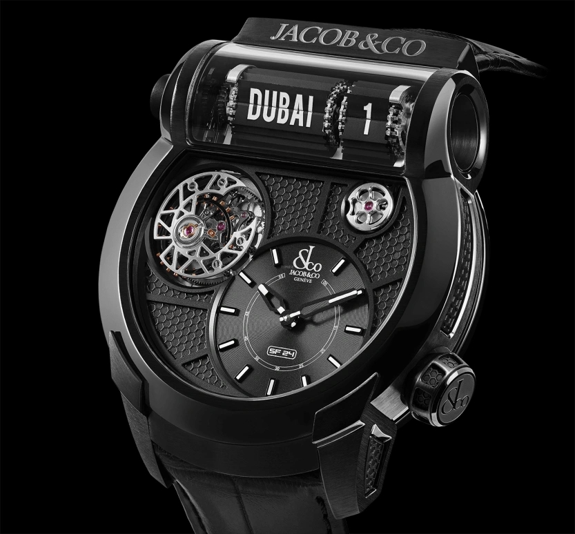 Jacob & Co.,EPIC ,Titanium,48hours,In-house Caliber,Sapphire,ES102,ES102.21.NS.AA.A