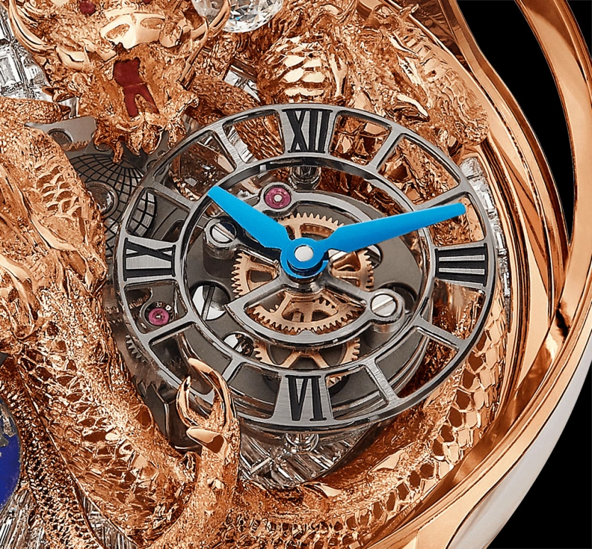 Jacob & Co.,Astronomia 50mm,50mm,Rose Gold,Sapphire,Gold,Handwound,60hours,In-house Caliber,AT802,AT802.40.DR.BD.ABALA