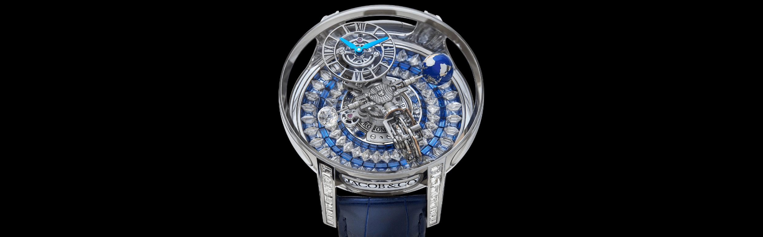 Jacob & Co.,Astronomia ,Gold,White Gold,Handwound,60hours,In-house Caliber,AT800,AT800.30.BD.UI.B