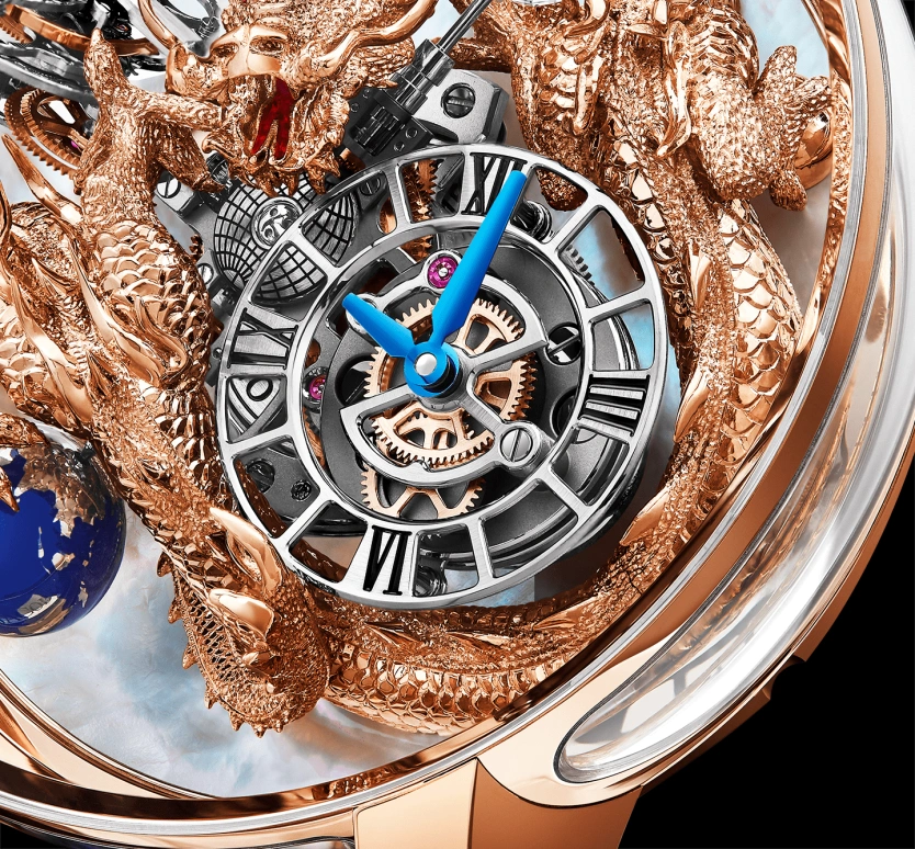 Jacob & Co.,Astronomia 50mm,50mm,Rose Gold,Sapphire,Gold,Handwound,60hours,In-house Caliber,AT102,AT102.40.DR.UE.A