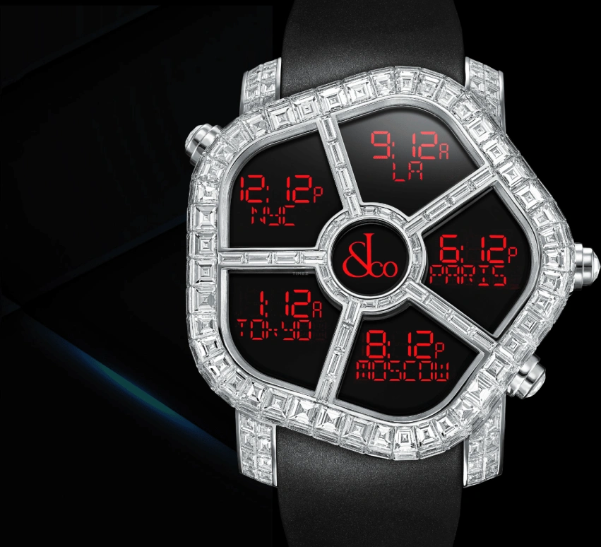 Jacob & Co.,Ghost 47mm,47mm,Gold,White Gold,Quartz,In-house Caliber,GH800,GH800.30.BD.BD.A