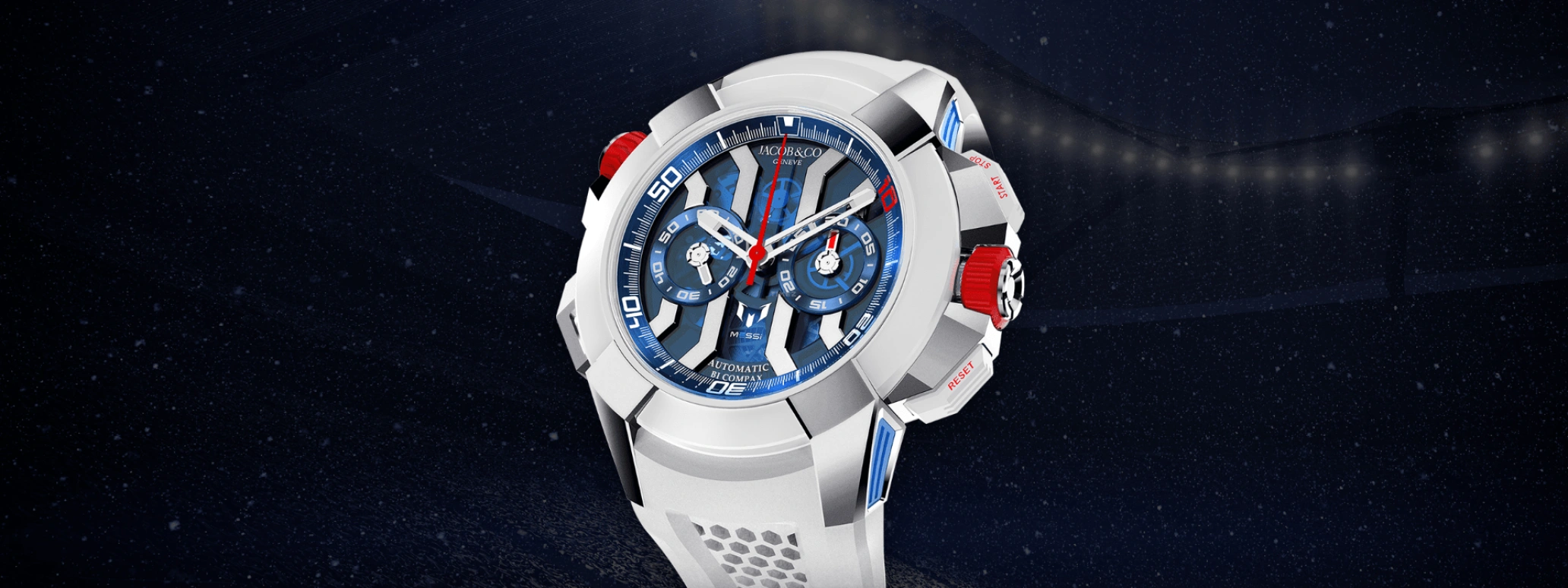 Jacob & Co.,EPIC ,Titanium,48hours,In-house Caliber,Sapphire,EC313,EC313.20.PE.LL.K