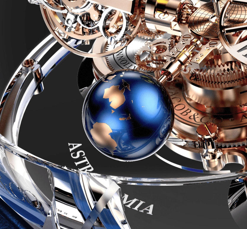 Jacob & Co.,Astronomia ,Sapphire,Handwound,60hours,In-house Caliber,AT125,AT125.80.AA.SD.A