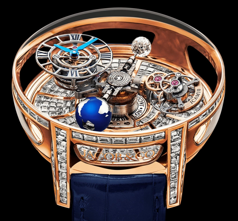 Jacob & Co.,Astronomia ,Rose Gold,Gold,Handwound,35hours,In-house Caliber,AT810,AT810.40.BD.BD.A