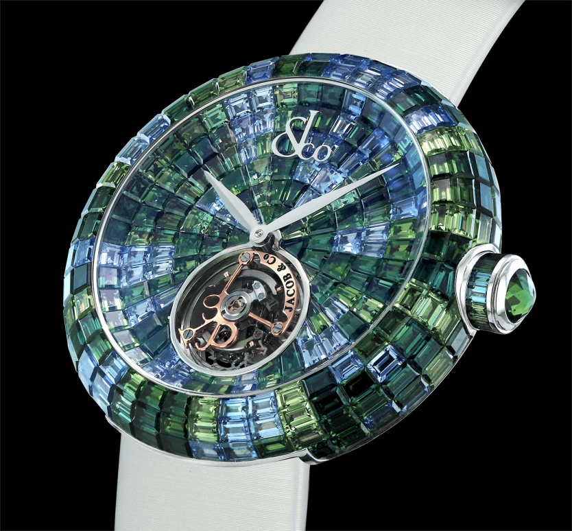 Jacob & Co.,Brilliant ,Gold,White Gold,Handwound,In-house Caliber,BT543,BT543.30.CG.CG.B