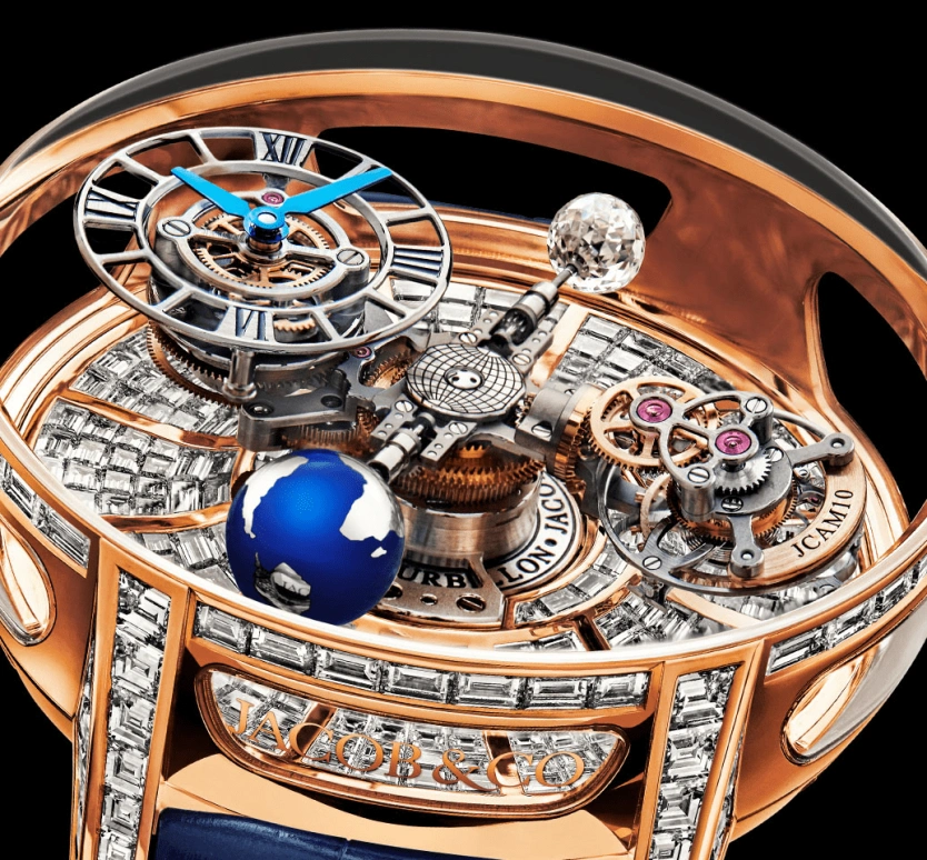 Jacob & Co.,Astronomia ,Rose Gold,Gold,Handwound,35hours,In-house Caliber,AT810,AT810.40.BD.BD.A