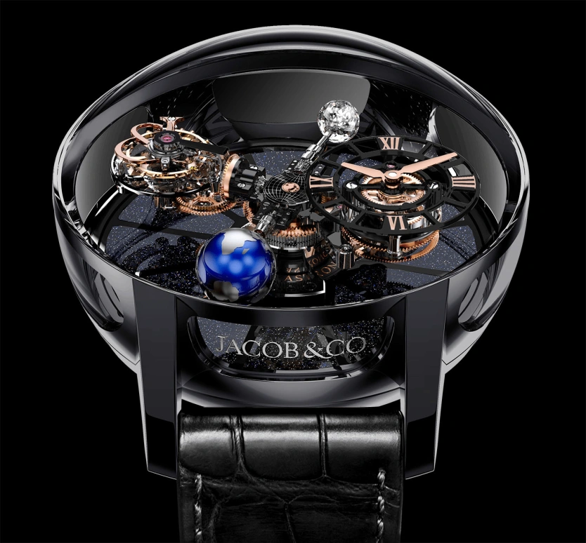 Jacob & Co.,Astronomia ,Ceramic,Handwound,60hours,In-house Caliber,AT100,AT100.95.KN.SD.B