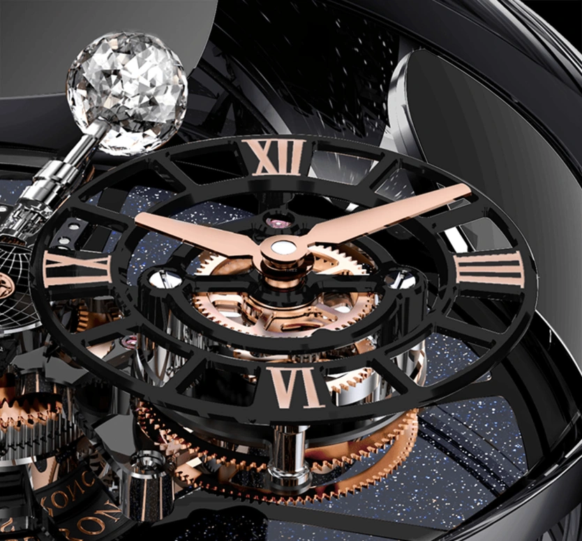 Jacob & Co.,Astronomia ,Ceramic,Handwound,60hours,In-house Caliber,AT100,AT100.95.KN.SD.B
