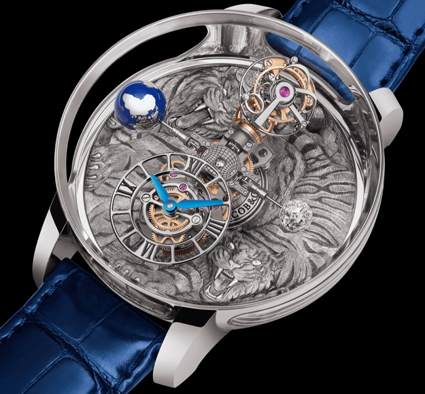 Jacob & Co.,Astronomia ,Gold,White Gold,Handwound,60hours,In-house Caliber,AT100,AT100.30.AA.UA.B