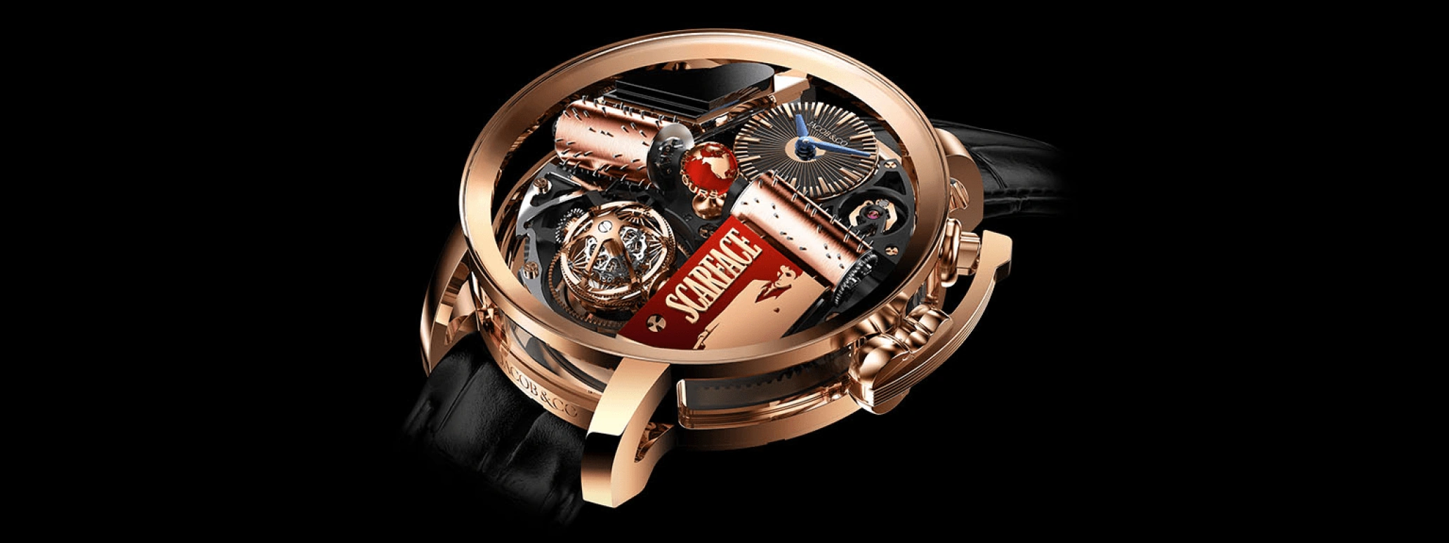 Jacob & Co.,Opera Godfather ,Rose Gold,Sapphire,Gold,Sapphire,Neymar,OP110,OP110.40.AK.AA.A