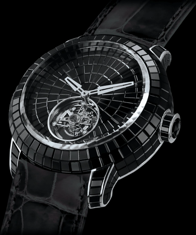 Jacob & Co.,Caviar Tourbillon ,Handwound,100hours,In-house Caliber,CV201,CV201.30.BS.BS.B