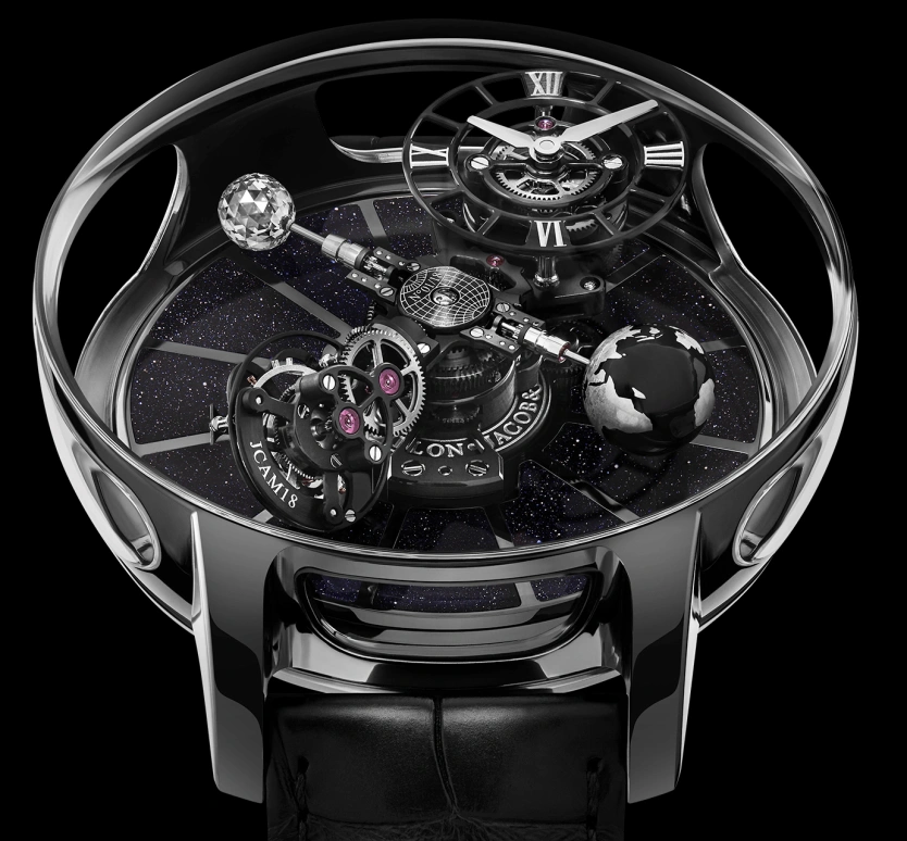 Jacob & Co.,Astronomia ,Ceramic,Handwound,60hours,In-house Caliber,AT100,AT100.95.KK.SD.B