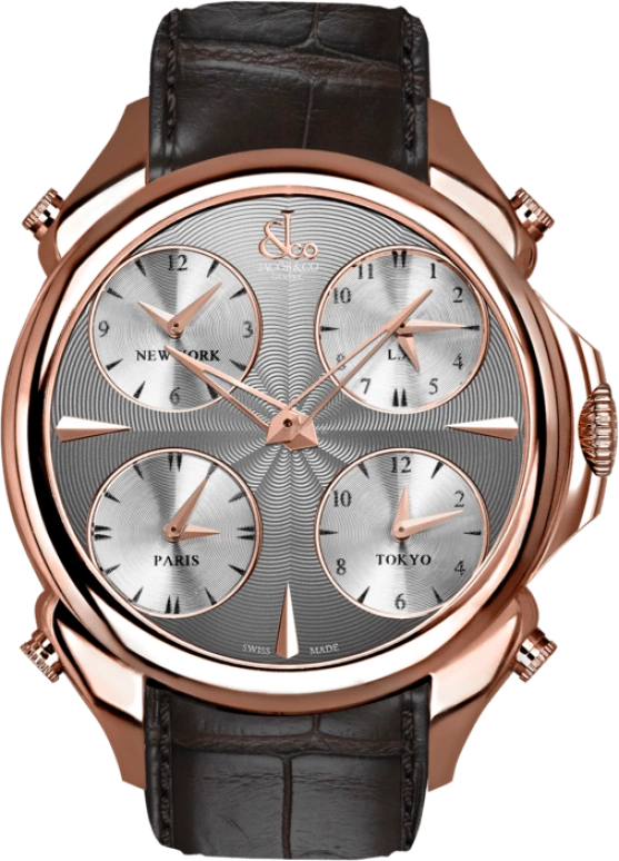 Jacob & Co. The Five Time Zone PZ500.40.NS.BN.A