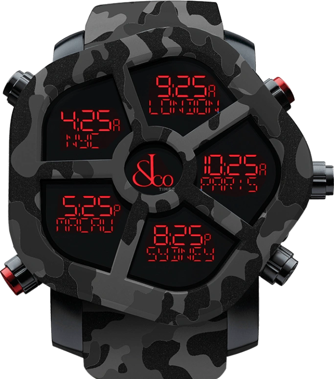 Jacob & Co.,Ghost ,Carbon,Rubber,Quartz,In-house Caliber,GH100,GH100.11.NS.PC.ANR4D
