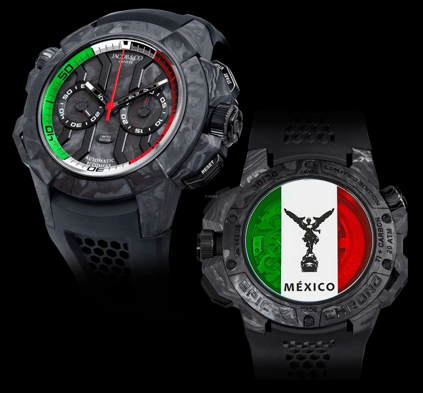 Jacob & Co.,EPIC ,Forged Carbon,Titanium,Carbon,48hours,In-house Caliber,Sapphire,EC333,EC333.29.AB.AB.A
