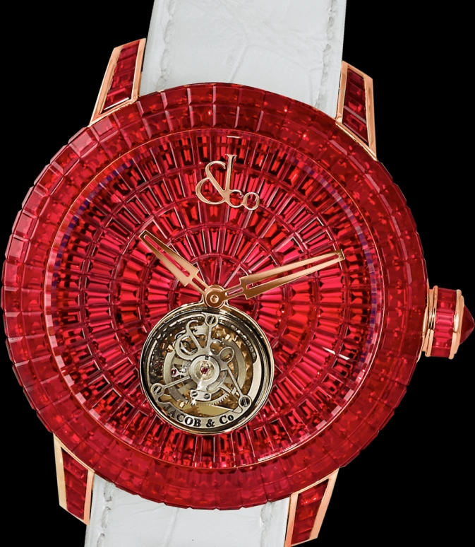 Jacob & Co.,Caviar Tourbillon ,Handwound,100hours,In-house Caliber,CV201,CV201.40.BR.UB.A