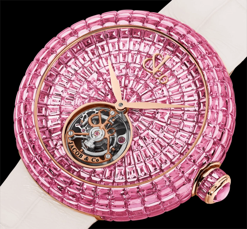 Jacob & Co.,Brilliant ,Rose Gold,Gold,Handwound,In-house Caliber,BT543,BT543.40.BP.BP.B