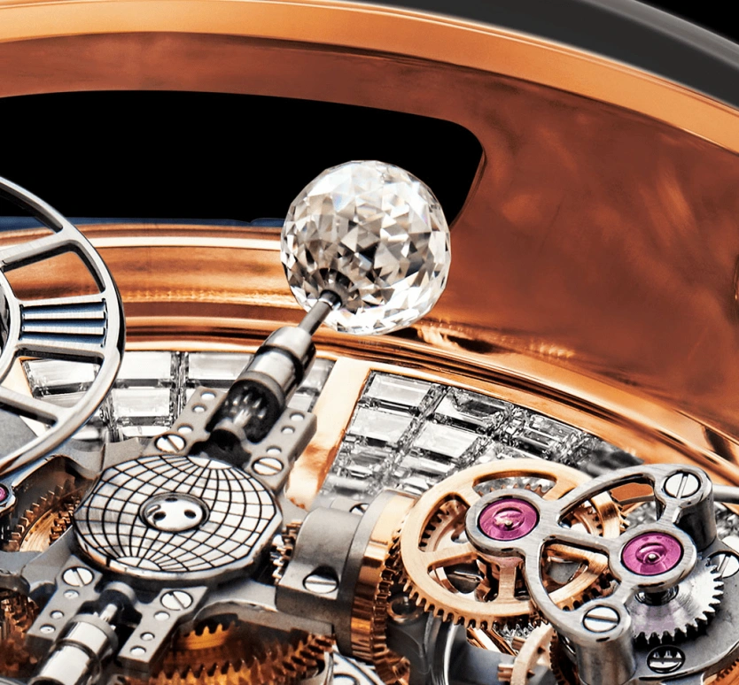 Jacob & Co.,Astronomia ,Rose Gold,Gold,Handwound,35hours,In-house Caliber,AT810,AT810.40.BD.BD.A