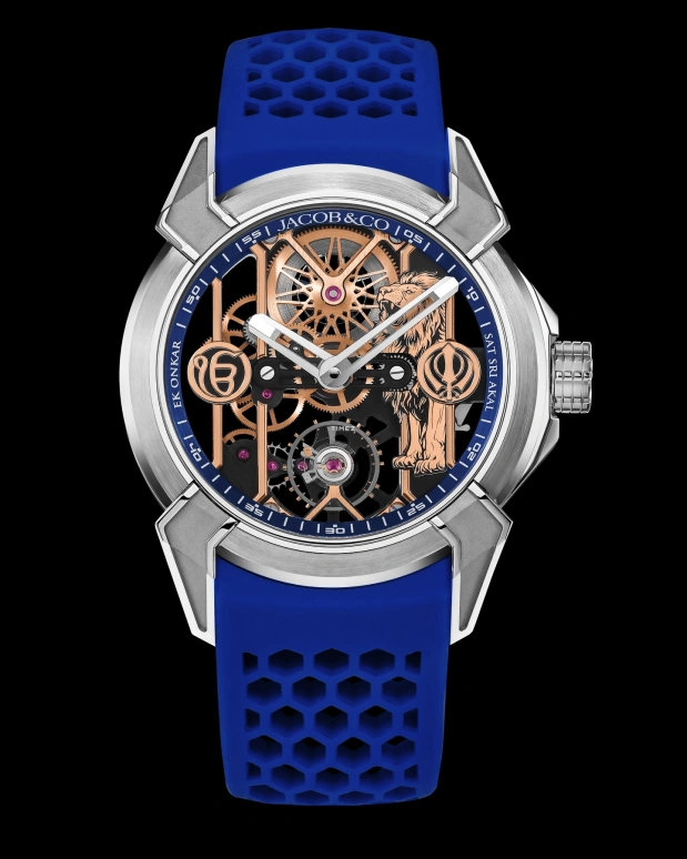 Jacob & Co.,EPIC 44mm,44mm,Rose Gold,Handwound,48hours,In-house Caliber,EX113,EX113.43.AE.AA.ABRUA