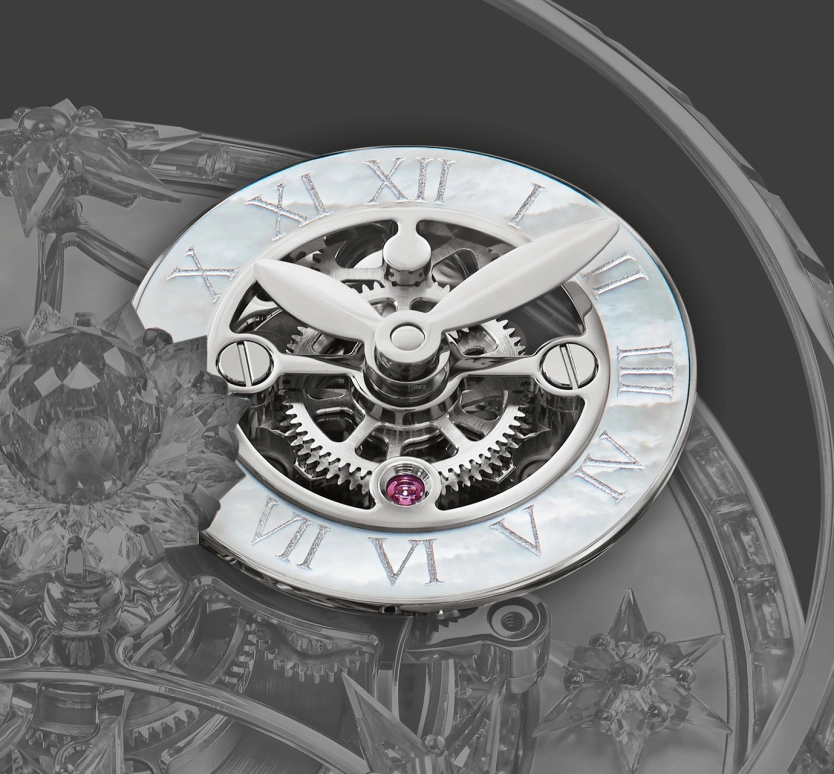 Jacob & Co.,Fleurs de Jardin ,Handwound,48hours,In-house Caliber,AF321,AF321.30.BD.AE.BBSAA