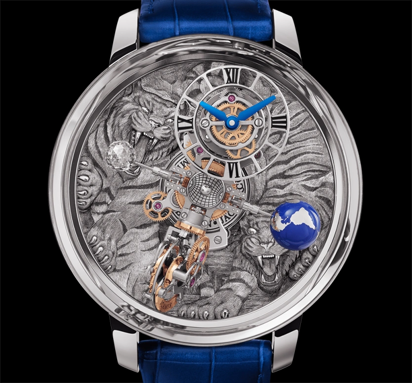 Jacob & Co.,Astronomia ,Gold,White Gold,Handwound,60hours,In-house Caliber,AT100,AT100.30.AA.UA.B