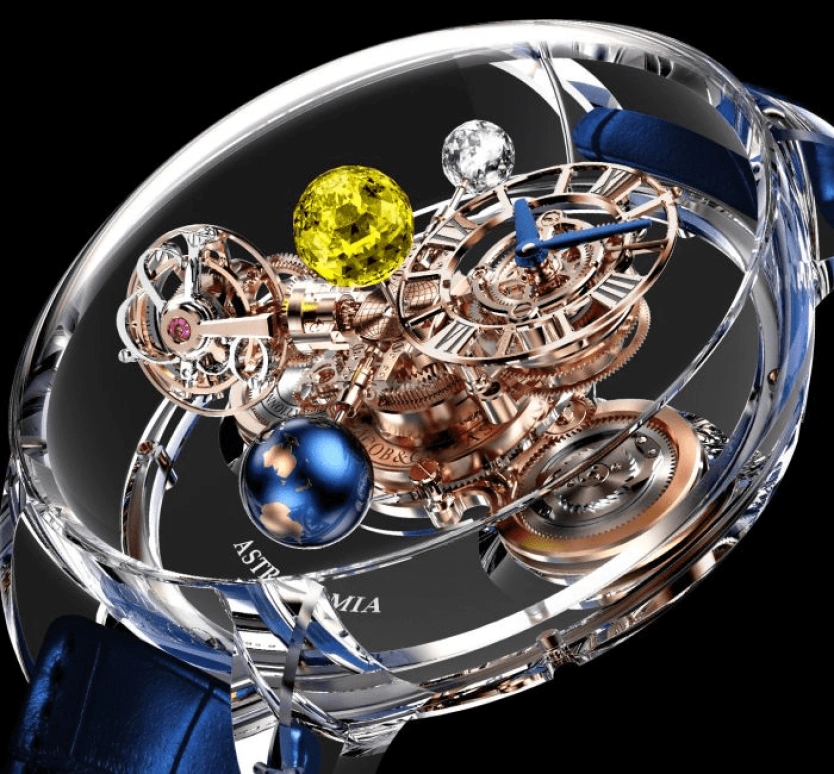Jacob & Co.,Astronomia ,Sapphire,Handwound,60hours,In-house Caliber,AT125,AT125.80.AA.SD.A