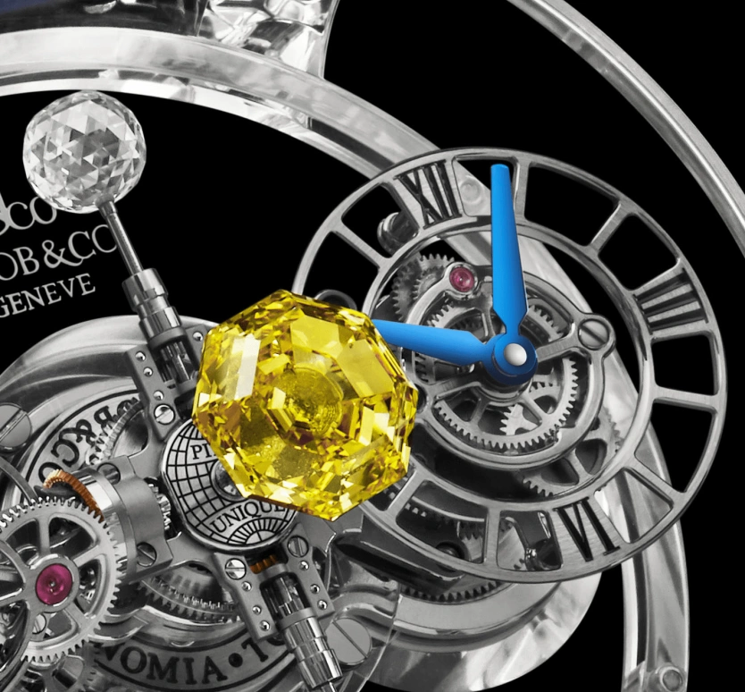 Jacob & Co.,Astronomia ,Sapphire,Crystal,Handwound,60hours,In-house Caliber,AT125,AT125.80.AA.UC.B