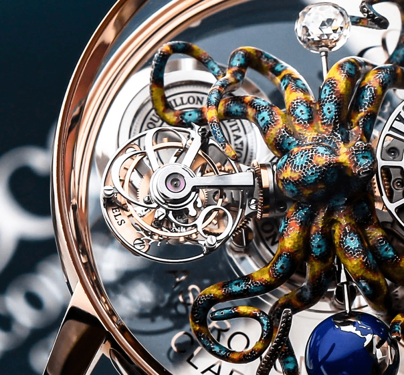 Jacob & Co.,Astronomia 50mm,50mm,Rose Gold,Sapphire,Gold,Handwound,60hours,In-house Caliber,AT120,AT120.40.OU.SD.B