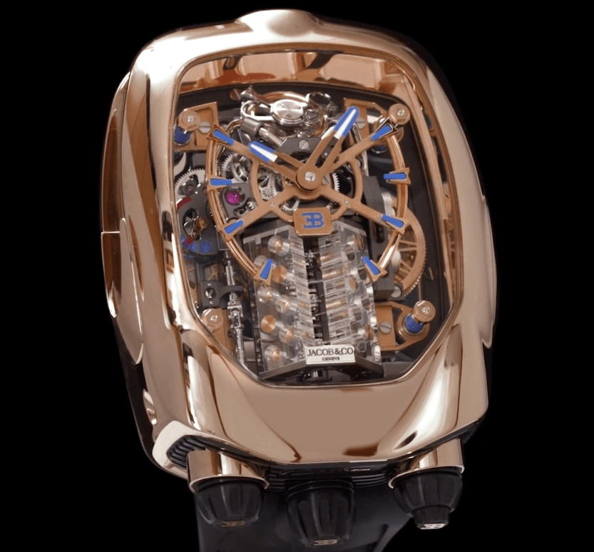 Jacob & Co.,Bugatti Chiron ,Rose Gold,Gold,Handwound,60hours,In-house Caliber,BU200,BU200.40.AA.AA.BBRUA