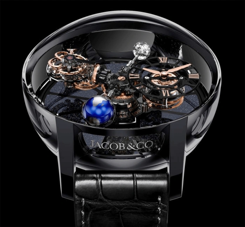 Jacob & Co.,Astronomia ,Ceramic,Handwound,60hours,In-house Caliber,AT100,AT100.95.KN.SD.B