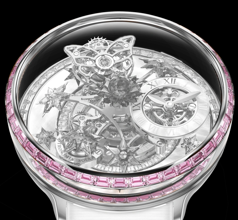 Jacob & Co.,Fleurs de Jardin ,Gold,White Gold,Handwound,48hours,In-house Caliber,AF321,AF321.30.BA.AC.A