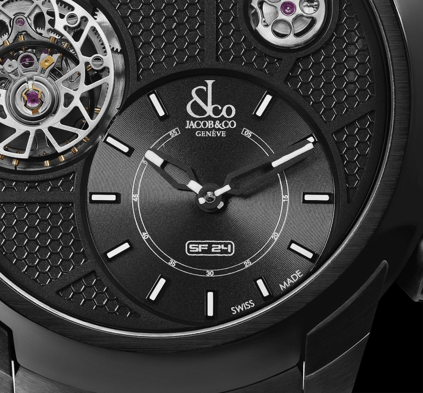 Jacob & Co.,EPIC ,Titanium,48hours,In-house Caliber,Sapphire,ES102,ES102.21.NS.AA.A
