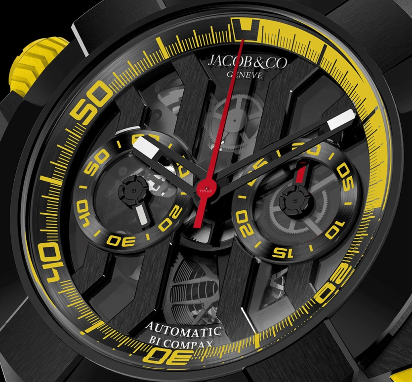 Jacob & Co.,EPIC ,Titanium,48hours,In-house Caliber,Sapphire,EC313,EC313.21.SB.BV.D