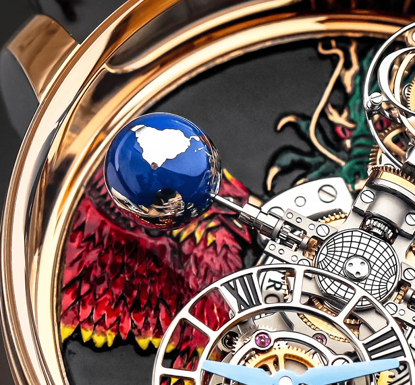 Jacob & Co.,Astronomia ,Rose Gold,Gold,Handwound,60hours,In-house Caliber,AT100,AT100.40.AC.UE.B
