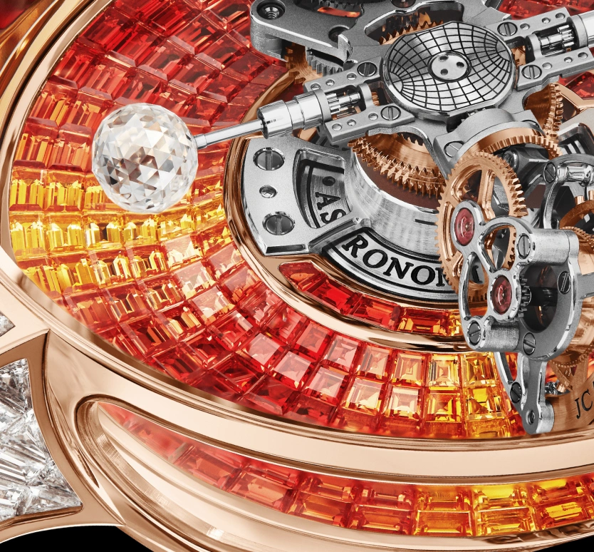 Jacob & Co.,Astronomia 50mm,50mm,Rose Gold,Gold,Handwound,60hours,In-house Caliber,AT800,AT800.40.BD.UB.B